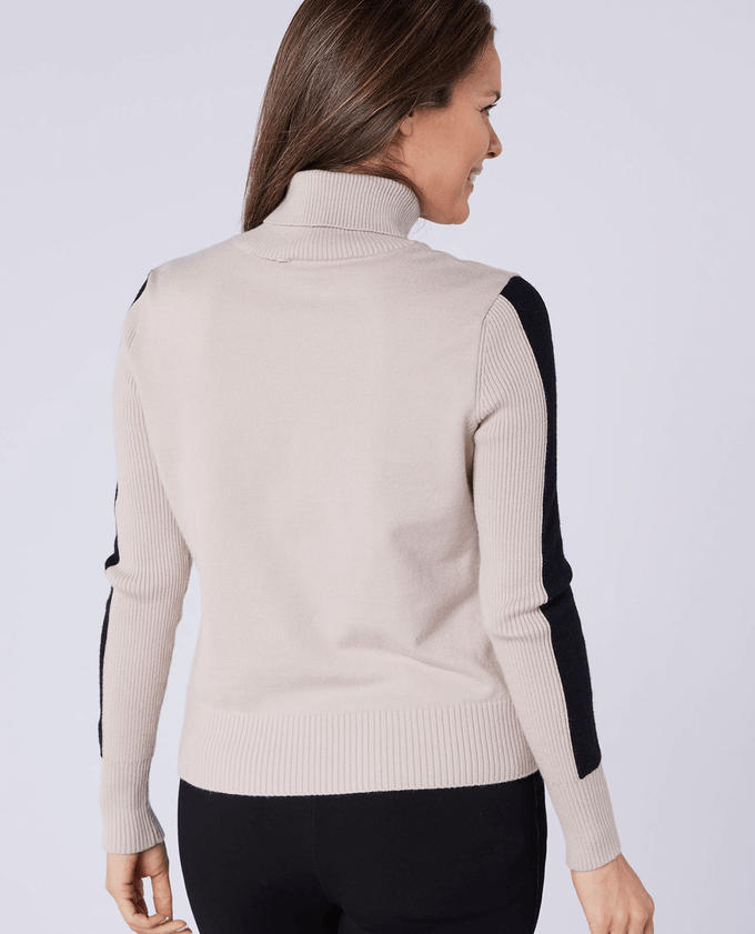SWING OUT SISTER Sabrina Golf Sweater Gilded Beige
