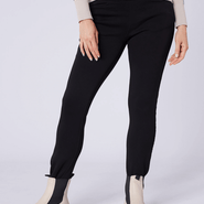 SWING OUT SISTER Amber Pull On Winter Trouser Short 29'' Pitch Black - 14 / Pitch Black