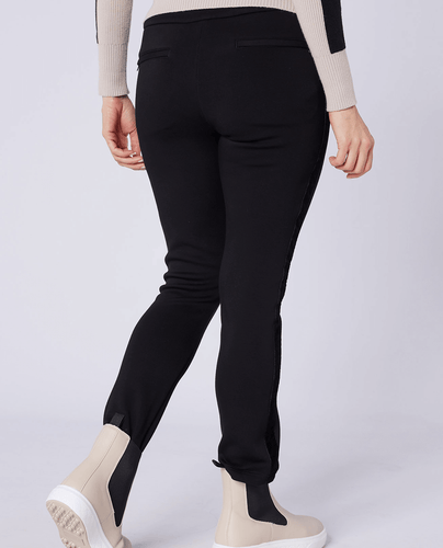 SWING OUT SISTER Amber Pull On Winter Trouser Extra Short 27'' Pitch Black