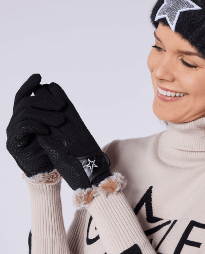 SWING OUT SISTER Winter Gloves Pair Black