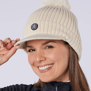 SWING OUT SISTER Polly Peak Bobble Hat Winter White - One Size / Winter White