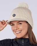 SWING OUT SISTER Polly Peak Bobble Hat Winter White