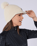 SWING OUT SISTER Polly Peak Bobble Hat Winter White