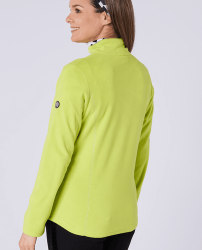 SWING OUT SISTER Frankie 1/4 Zip Fleece Lynx Lime