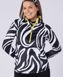 SWING OUT SISTER Valentina 1/4 zip Mid Layer Lynx Lime
