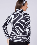 SWING OUT SISTER Valentina 1/4 zip Mid Layer Lynx Lime