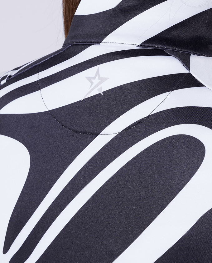 SWING OUT SISTER Valentina 1/4 zip Mid Layer Lynx Lime