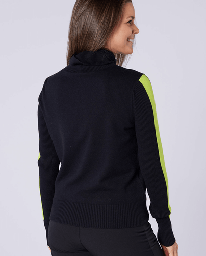 SWING OUT SISTER Sabrina Golf Sweater Pitch Black