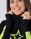 SWING OUT SISTER Sabrina Golf Sweater Pitch Black