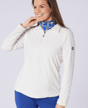 SWING OUT SISTER Frankie 1/4 Zip Fleece Winter White