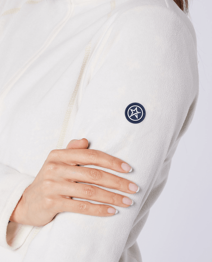 SWING OUT SISTER Frankie 1/4 Zip Fleece Winter White