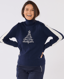 SWING OUT SISTER Icon Christmas Sweater Navy