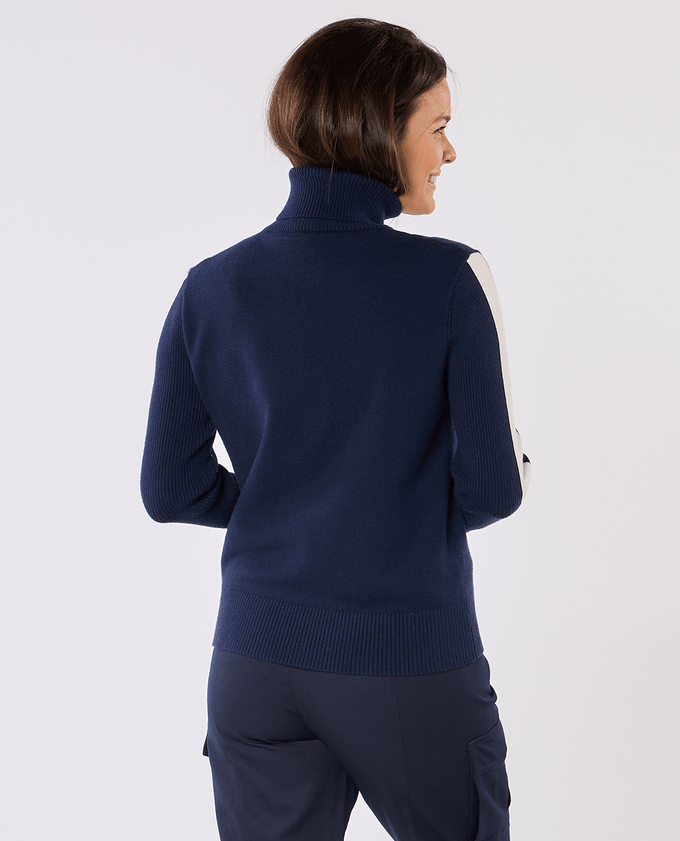 SWING OUT SISTER Icon Christmas Sweater Navy