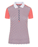 SWING OUT SISTER Beth Pattern Cap Sleeve Polo Jumping Beans