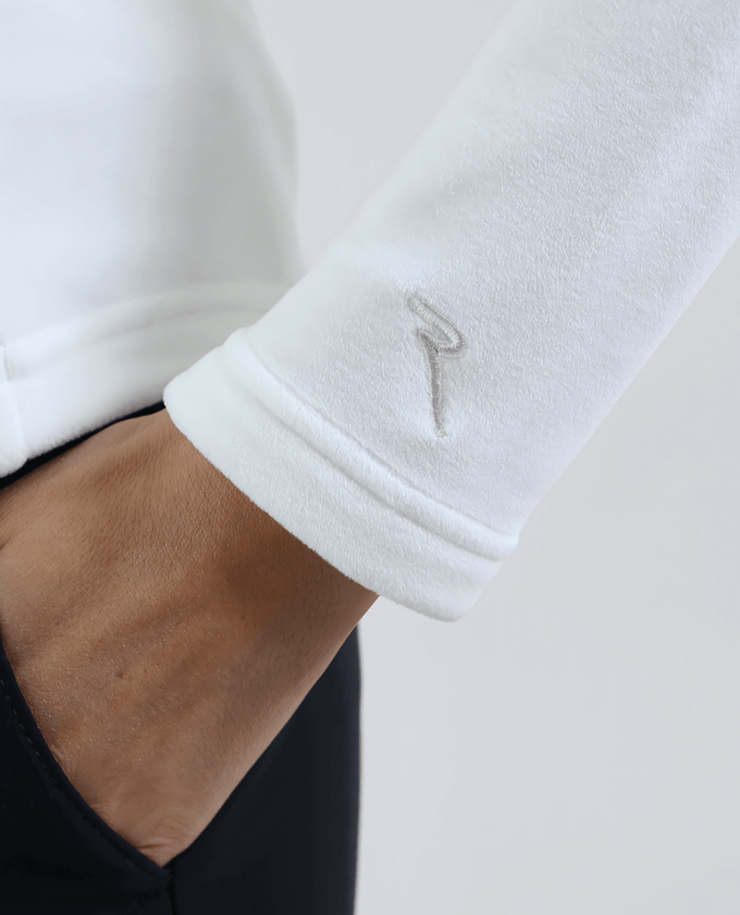 CHERVO Traffic Thermal Fleece Turtleneck Winter White