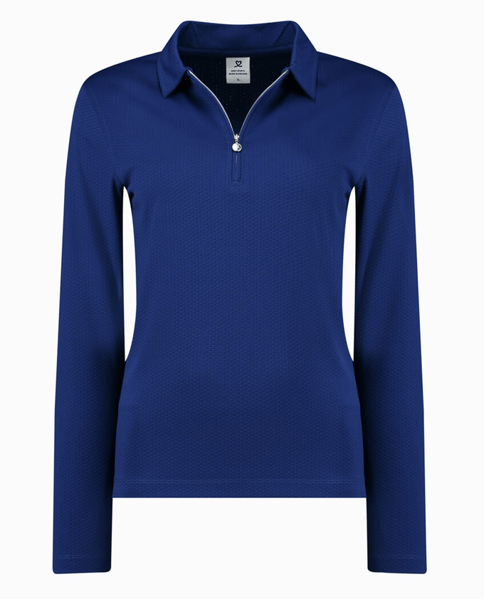 DAILY SPORTS Peoria Long Sleeve Polo 153 Spectrum Blue