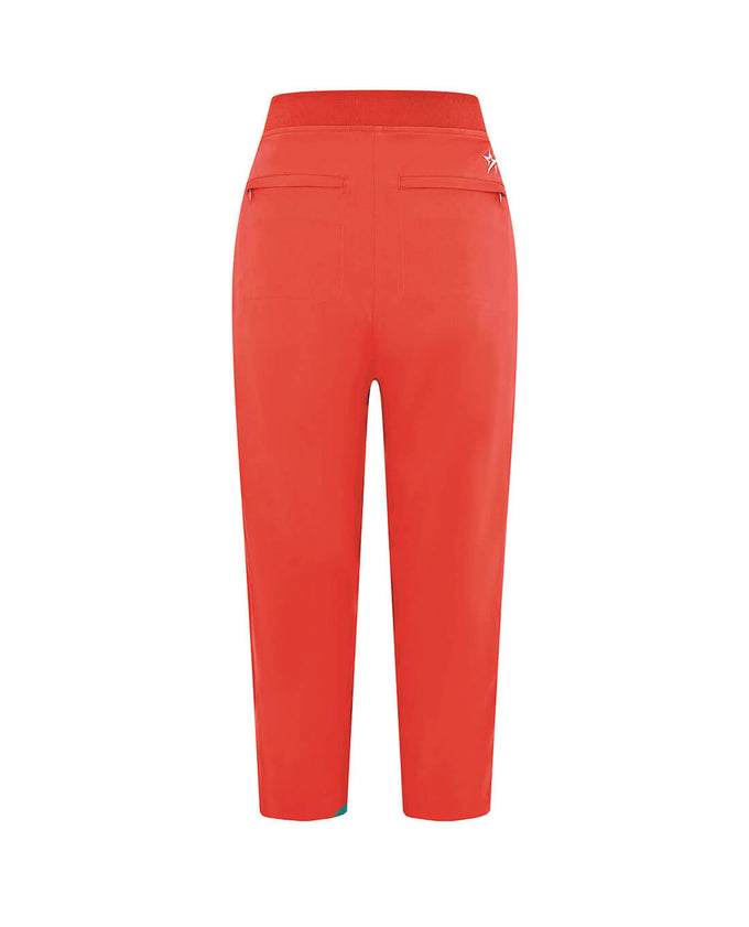 SWING OUT SISTER Rita Pull On Lightweight Capri Coral