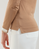 CHERVO Amarti Winter Brushed Long Sleeve Polo Pampas