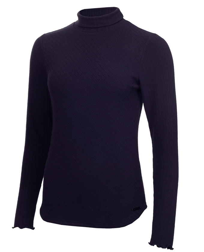 GREEN LAMB Mackenzie Ribbed Roll Neck 045 Navy