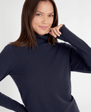 GREEN LAMB Mackenzie Ribbed Roll Neck 045 Navy