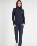 GREEN LAMB Mackenzie Ribbed Roll Neck 045 Navy