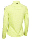 GREEN LAMB Mae Printed Zip Neck 046 Soft Lime