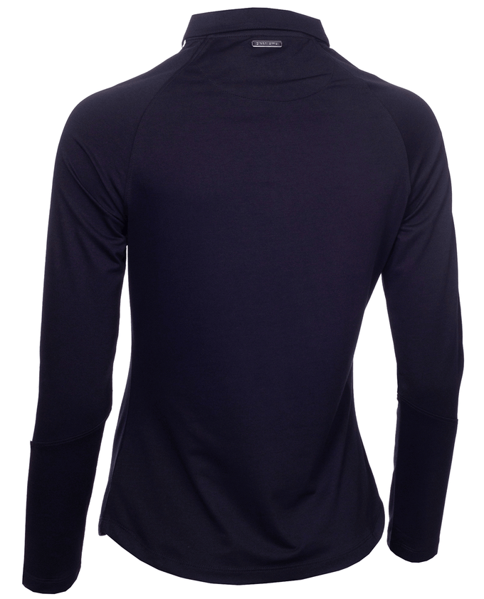 GREEN LAMB Mara Long Sleeve Polo 047 Navy/White