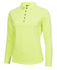 GREEN LAMB Mara Long Sleeve Polo 047 Soft Lime/White