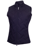 GREEN LAMB Krina Gilet matelassé 996 marine imprimé réfléchissant