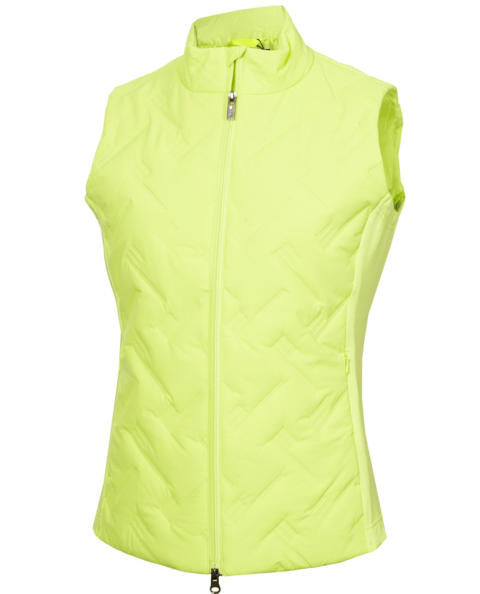 GREEN LAMB Krina Gilet matelassé 996 marine imprimé réfléchissant