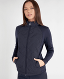 GREEN LAMB Krina Gilet matelassé 996 marine imprimé réfléchissant