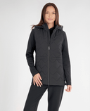 GREEN LAMB Krina Gilet matelassé 996 marine imprimé réfléchissant