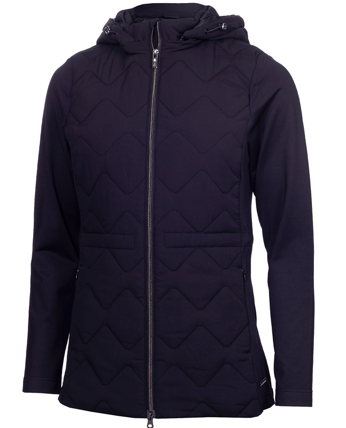 GREEN LAMB Krina Gilet matelassé 996 marine imprimé réfléchissant