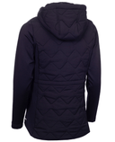 GREEN LAMB Krina Gilet matelassé 996 marine imprimé réfléchissant