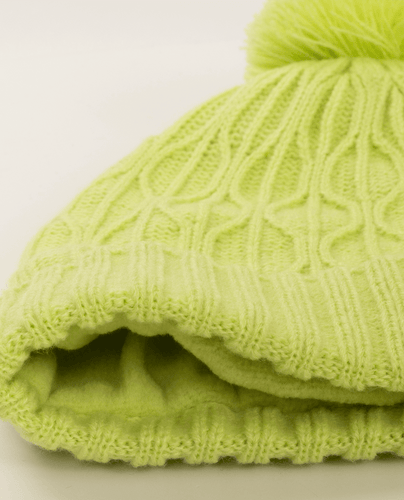 GREEN LAMB Marybeth Fleece Lined Trellis Hat Soft Lime