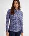 GREEN LAMB Elena Printed Long Sleeve 1/4 Zip Top 093 Floral Print