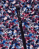 GREEN LAMB Elena Printed Long Sleeve 1/4 Zip Top 093 Floral Print