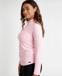 GREEN LAMB Elizabeth Jacquard Long Sleeve 1/2 Zip Top 094 Blossom
