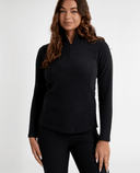 GREEN LAMB Elke Fleece Long Sleeve 1/2 Zip 095 Black