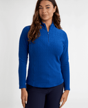 GREEN LAMB Elke Fleece Long Sleeve 1/2 Zip 095 Electric Blue