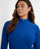GREEN LAMB Elke Fleece Long Sleeve 1/2 Zip 095 Electric Blue