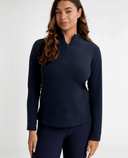 GREEN LAMB Elke Fleece Long Sleeve 1/2 Zip 095 Navy