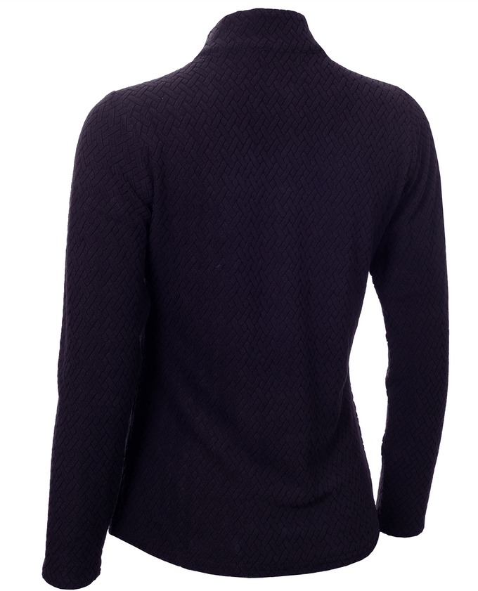 GREEN LAMB Elke Fleece Long Sleeve 1/2 Zip 095 Navy