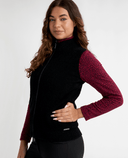 GREEN LAMB Ella Boucle Zipped Vest 096 Black