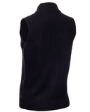 GREEN LAMB Ella Boucle Zipped Vest 096 Black