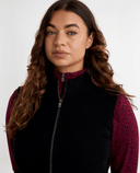 GREEN LAMB Ella Boucle Zipped Vest 096 Black