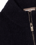 GREEN LAMB Ella Boucle Zipped Vest 096 Black