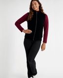 GREEN LAMB Ella Boucle Zipped Vest 096 Black