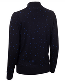 GREEN LAMB Elsa Windstopper Lined Spot Cardigan 101 Navy