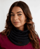 GREEN LAMB Emer Fleece Snood Black